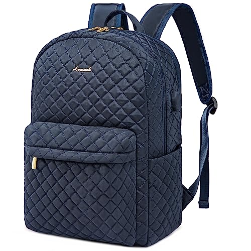 Lovevook Quilted Fashion Travel Backpack Purse - 15.6 Inch