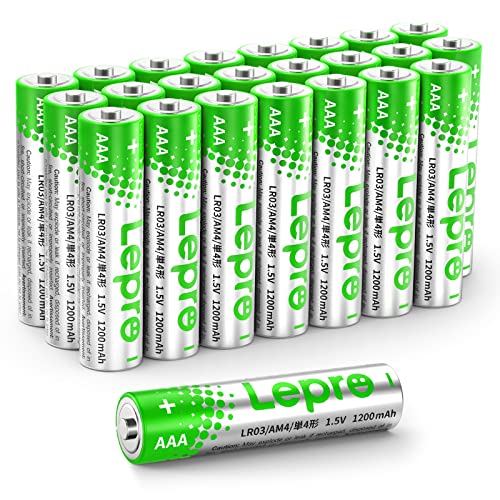 Lepro Ultra Long-Lasting AAA Batteries, 24 Pack