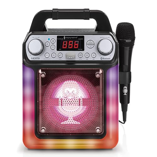 Singing Machine Groove Mini Karaoke System with Voice Effects