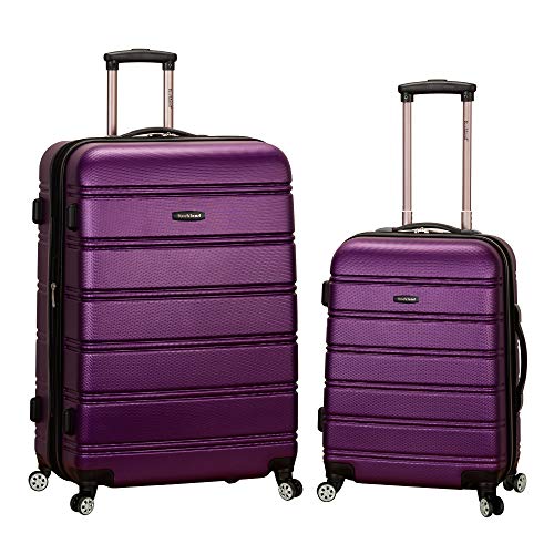 Rockland Melbourne 2-Piece Expandable Spinner Luggage Set