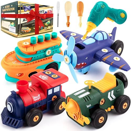 Take Apart Toys Set for Kids 4-8 Years Old