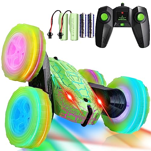 Remote Control Stunt Car with LED Lights