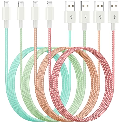3-Pack MFi Certified USB-C to Lightning Fast Charger Cables (6FT Each)
