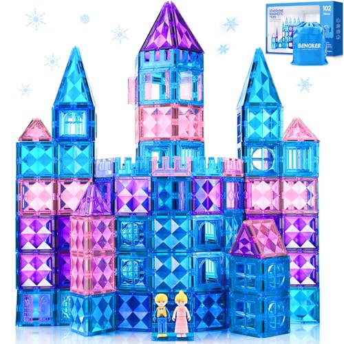 Frozen Castle Magnetic Tiles - 102pcs