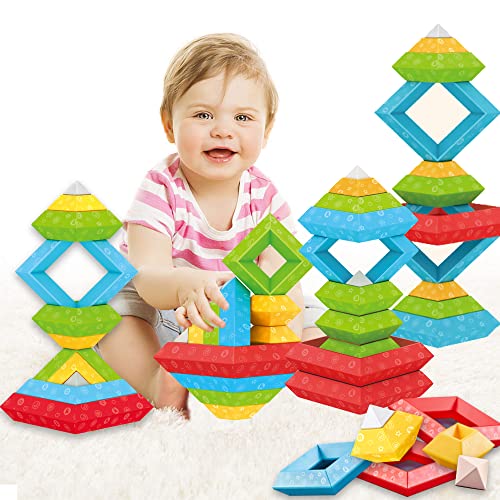 Building Blocks Stacking Toys for Toddlers 1-3