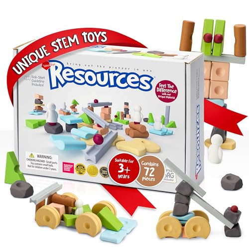 Taksa Toys Educational Building Blocks, 72 Pcs Gift Pack