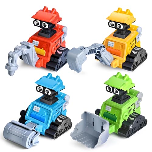 Car Toys for Toddler Boys, Educational Robot Truck Toys