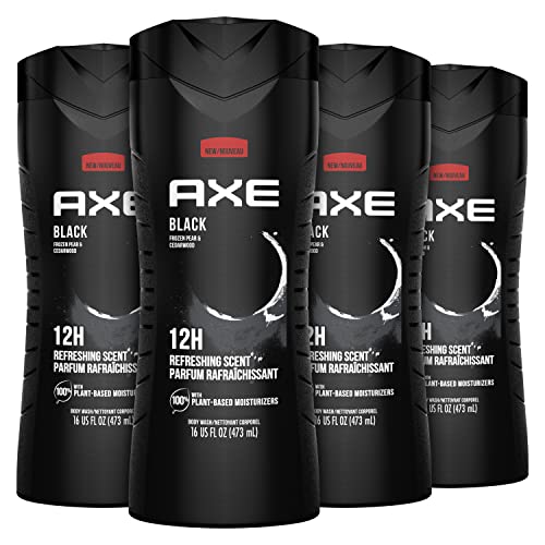 AXE Men's Body Wash, 16 Fl Oz, 4 Pack