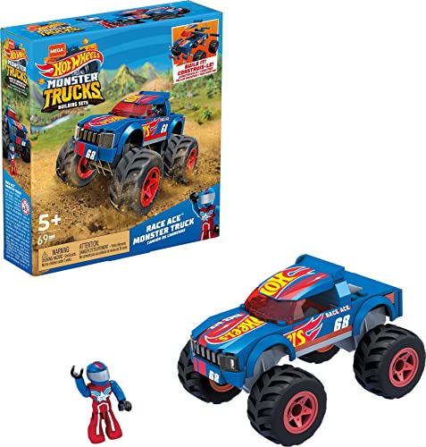 MEGA Hot Wheels Monster Trucks Building Toy Playset