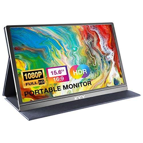 KYY Portable Monitor 15.6inch 1080P FHD USB-C