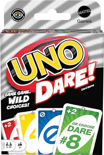UNO Dare Family Night Card Game with Silly Dares