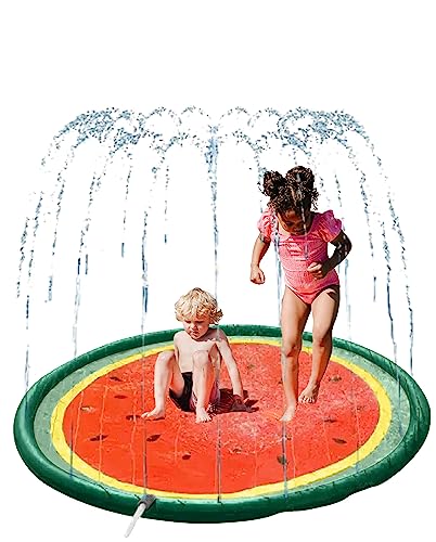 Watermelon Baby Pool Splash Pad - 66-Inch Round