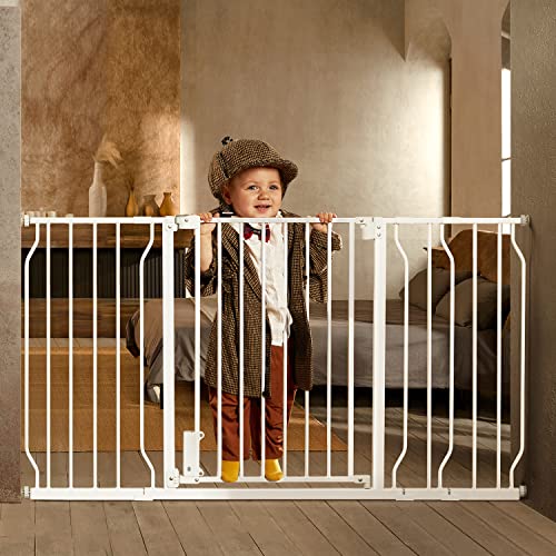 Ciays Baby Gate: Adjustable Safety Gate with Alarm