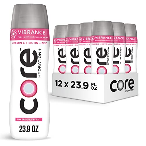 Core Hydration+ Vibrance, Grapefruit Extract Water Ⓤ, Pack of 12