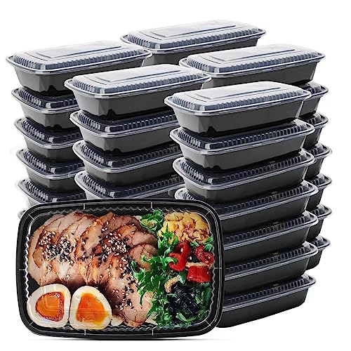 WUHUIXOZ Meal Prep Containers, 50 Pack, 32 oz