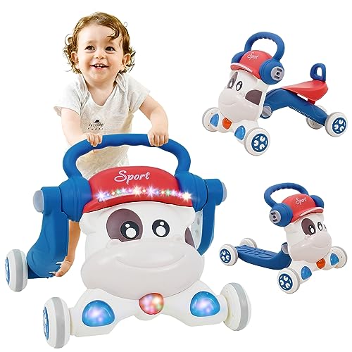 Forroby 3-in-1 Baby Learning Walker - Music and Lights