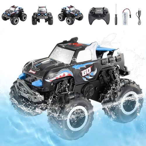 All-Terrain 4WD Amphibious RC Truck, Rechargeable