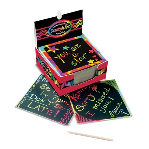 Melissa & Doug Scratch Mini Notes (125)with Wooden Stylus