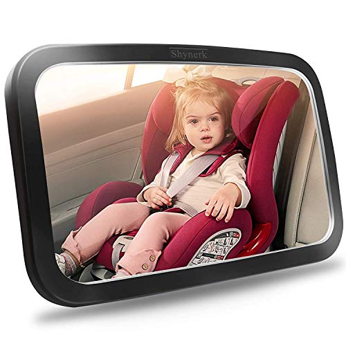 Shatterproof Baby Car Mirror with Wide Crystal Clear View
