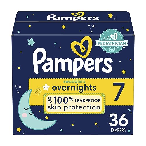 Pampers Overnight Diapers Size 7, 36-Pack