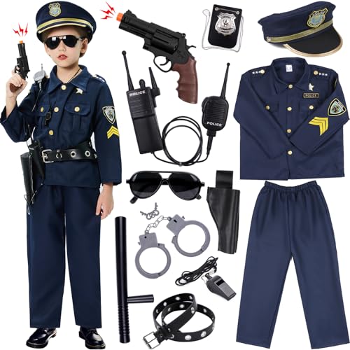 Police Costume Kids Dress Up Set with Accessories