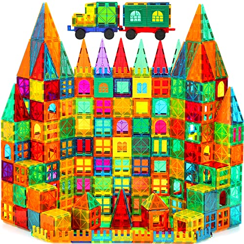CuteTiger Magnetic Tiles Building Set, 100PCS STEM Toy for Kids
