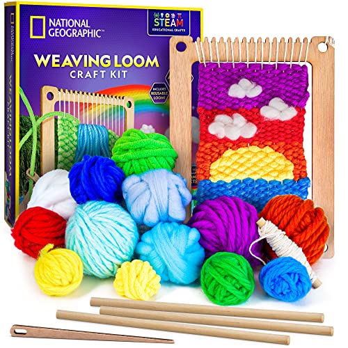 National Geographic Kids Art and Crafts Weaving Loom Kit